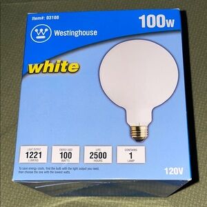 Westinghouse 100W White Light Bulb